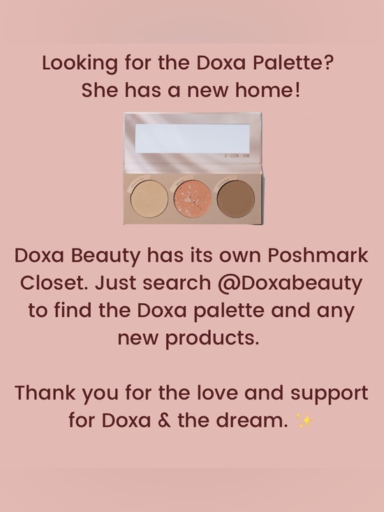 Doxa Beauty Other - New Doxa Beauty Be A Light Face Palette contour, blush, highlighter powders